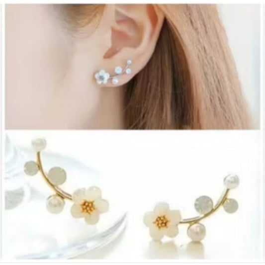 Pekanbaru Anting Tusuk Bentuk Bunga Daisy Bahan Alloy Untuk Wanita