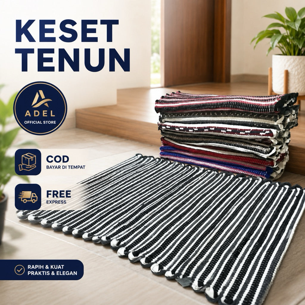 KESET TENUN - KESET KAKI TENUN - KESET KAKI ANYAMAN TENUN - KESET KAIN