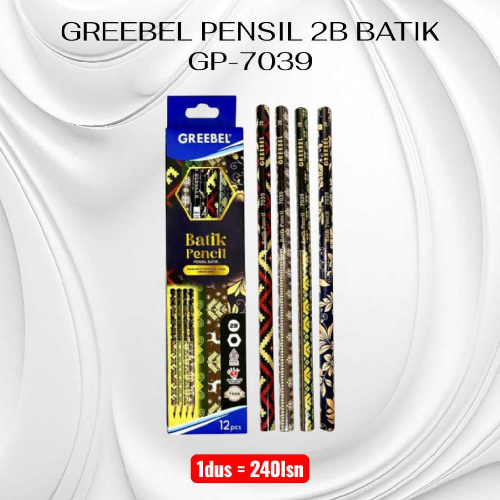 Pekanbaru Greebel Pensil 2B Batik Gp-7039