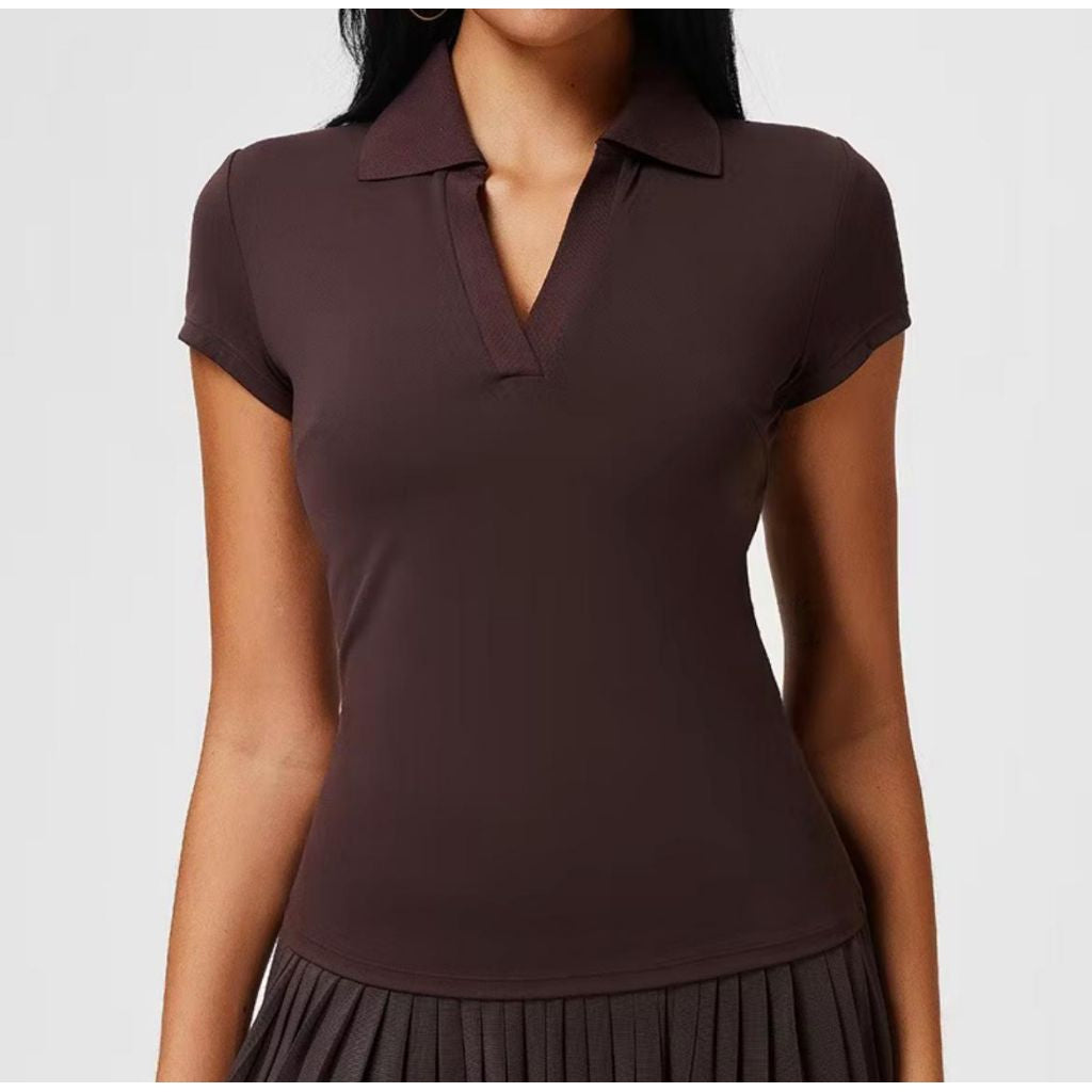Pekanbaru Luna Top Atasan Olahraga Wanita Polo Shirt | Tennis Padel Golf Sport Top