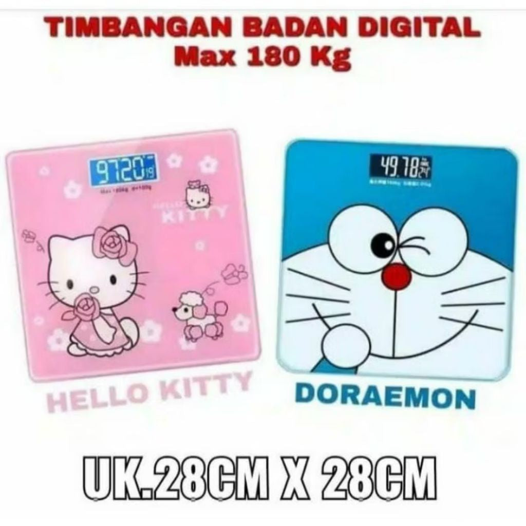 Timbangan Badan digital karakter berat 180 kg/Timbangan karakter kartun