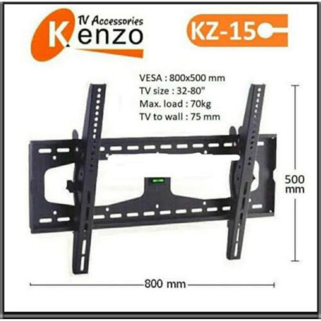 Pekanbaru Bracket Tv Kenzo 32" - 80" Kz-15 / Penopang Tv / Breket Tv Kenzo Kz 15