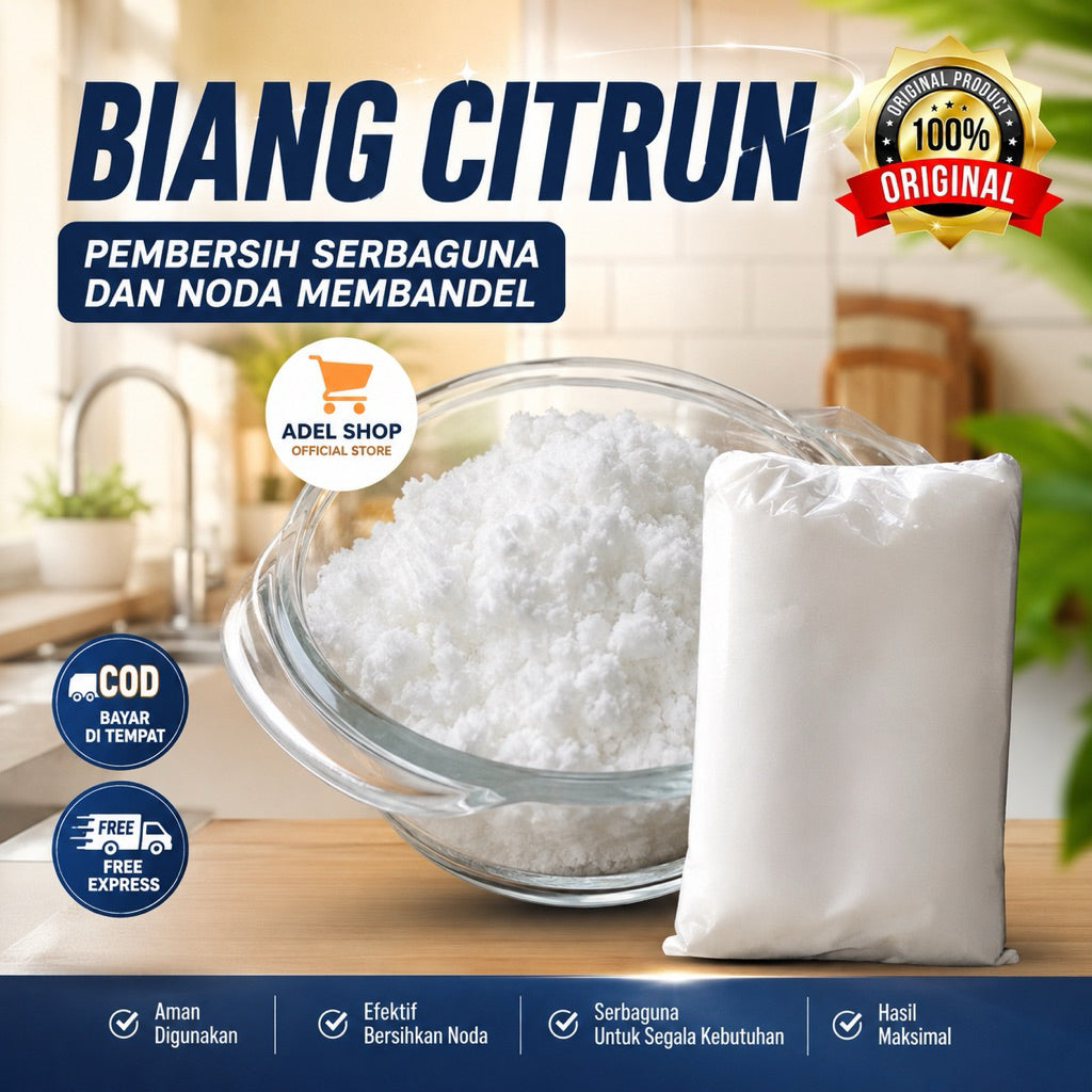(250 gr) Biang CITRUN bubuk ajaib multifungsi pembersih pakaian dan perabota