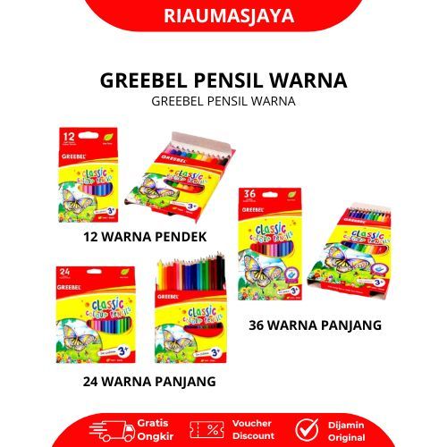 Pekanbaru Greebel 12,24,36 Warna Panjang