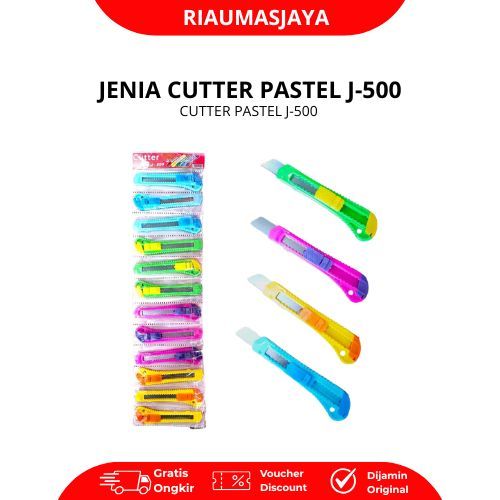 Pekanbaru Cutter Jenia J-500 Pastel