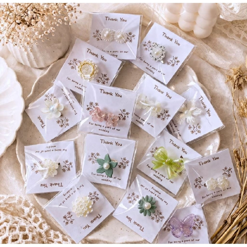 25pcs Souvenir Bros Pin Hijab Mix Variasi Sovenir Pernikahan Acara Wedding