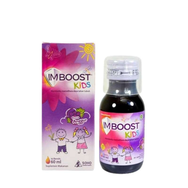 Pekanbaru Imboost Kids Grape Syrup 60Ml