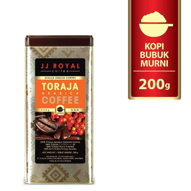 Pekanbaru Jj Royal Trj Arb Ground Coffee Tin 200Gr