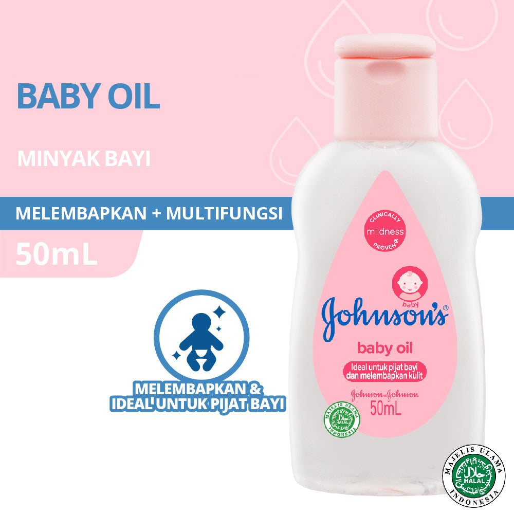 Pekanbaru J&J Baby Oil 50Ml Btl