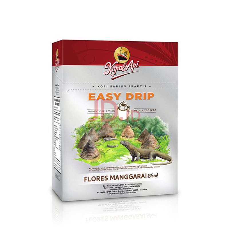 Pekanbaru Kapal Api Easy Drip Flrs Manggarai 5X10G