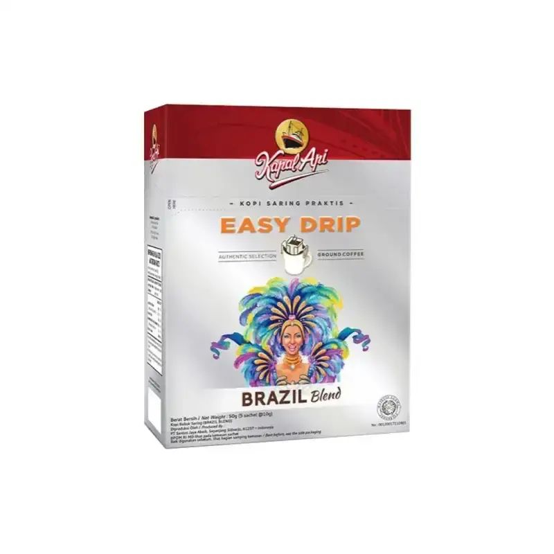 Pekanbaru Kapal Api Easy Drip Brazil Blend 5X10Gr