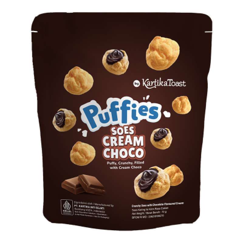 Pekanbaru Kartika Toast Puffies Choco 72 G