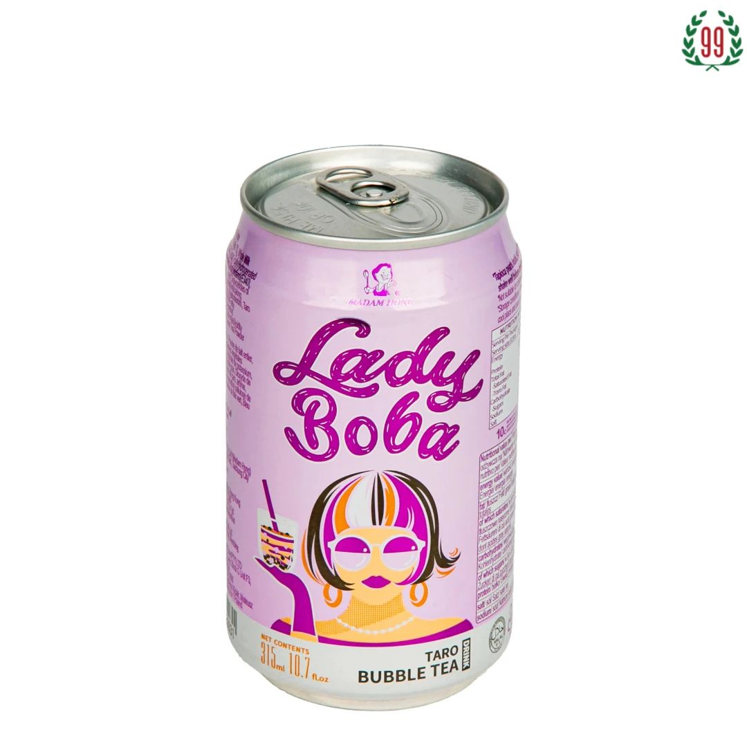 Pekanbaru Madam Hong Taro Bubble Tea Can 315Ml