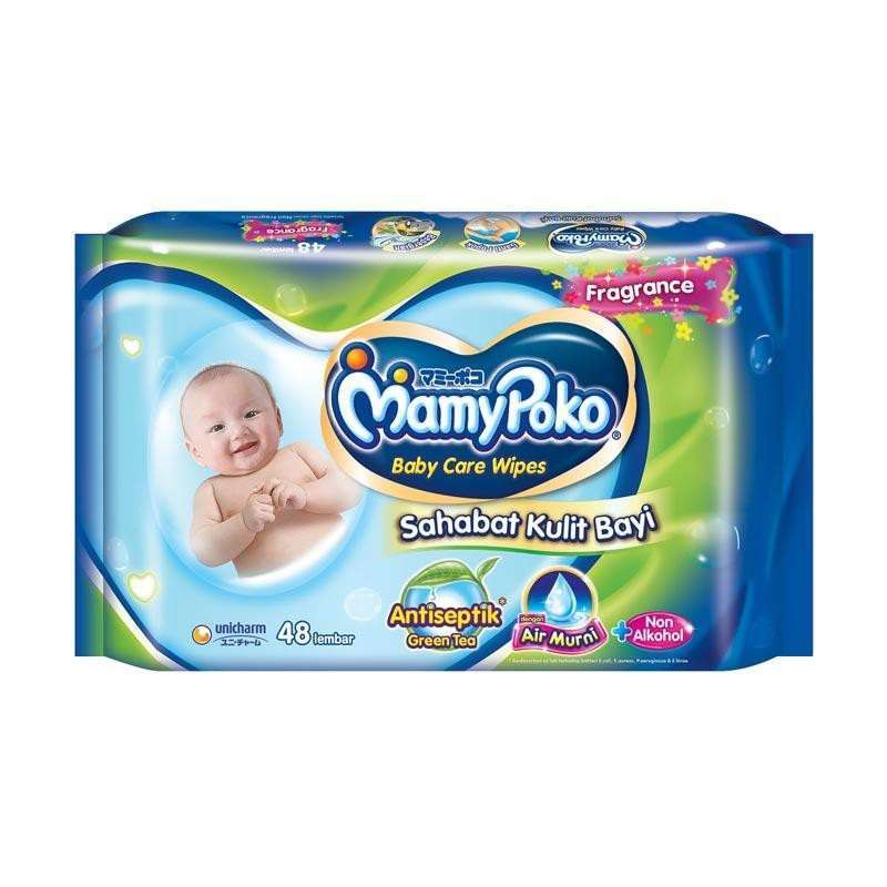 Pekanbaru Mamypoko Wipes Antiseptic Perf 2X48S