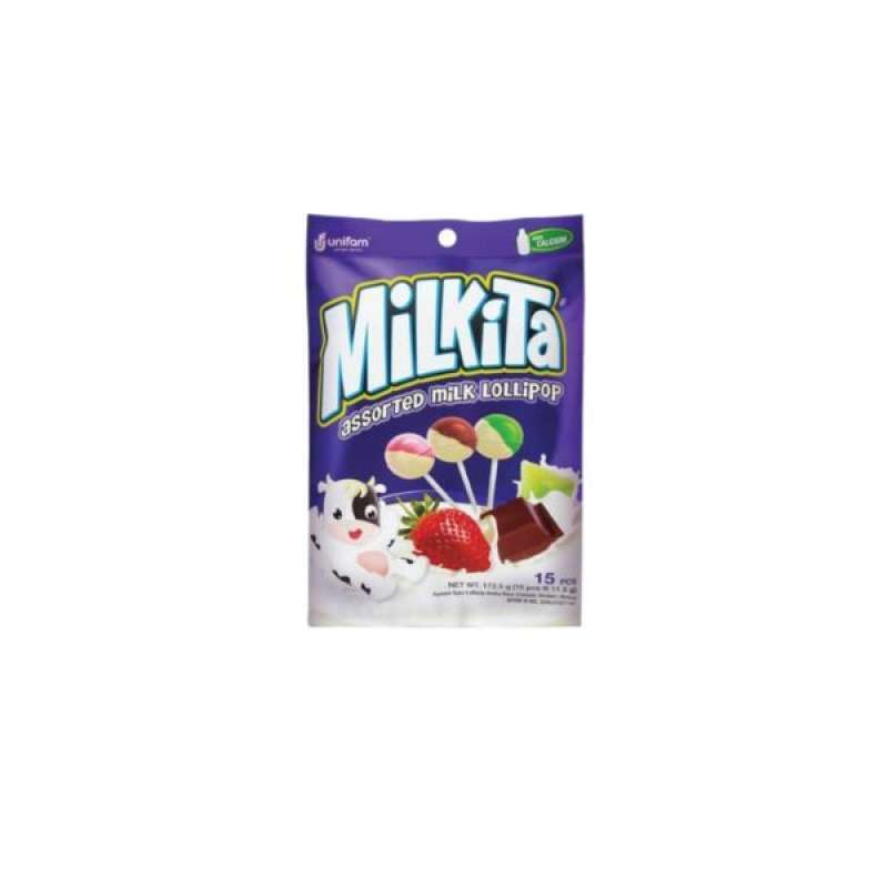 Pekanbaru Milkita Lollipop Asssorted 30X12X9Gr