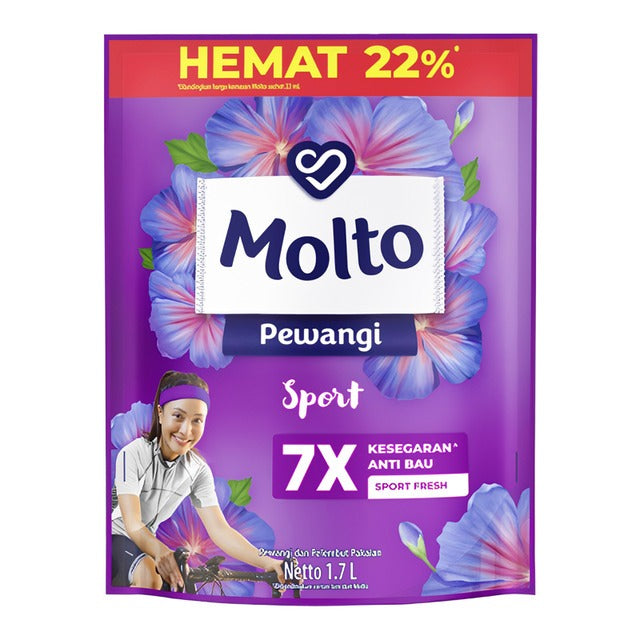 Pekanbaru MOLTO PEWANGI PURPLE 1700ML PCH