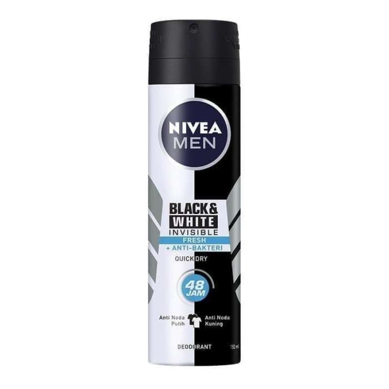 Pekanbaru Nivea Men Invisible B&W Spray 150Ml