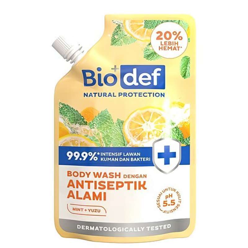 Pekanbaru BIODEF B/WASH MINT + YUZU 400ML PCH