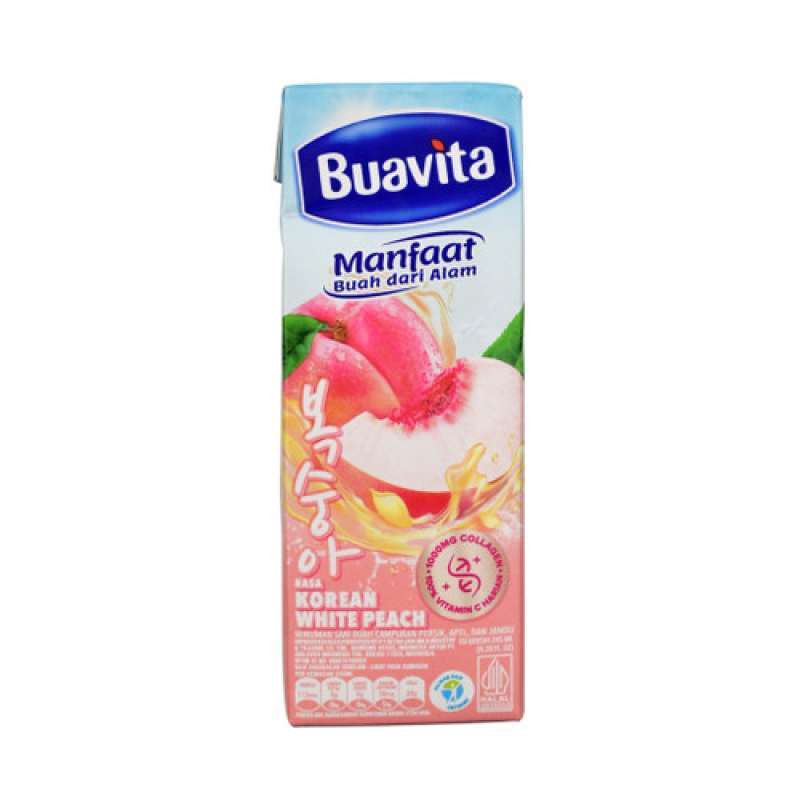 Pekanbaru Buavita Korean White Peach 245Ml