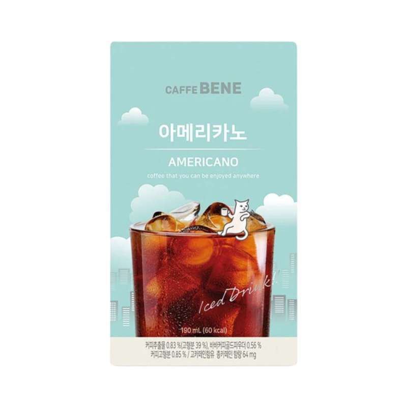 Pekanbaru Caffebene Americano Pouch Coffee 190Ml