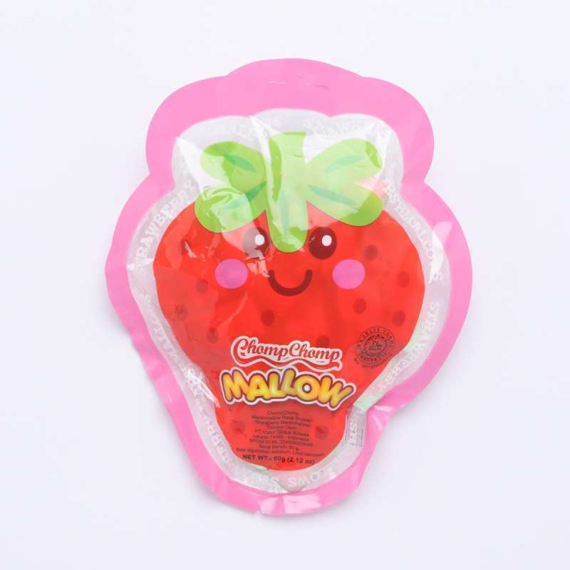 Pekanbaru Chomp Chomp Mallow Strawberry Shape 60Gr