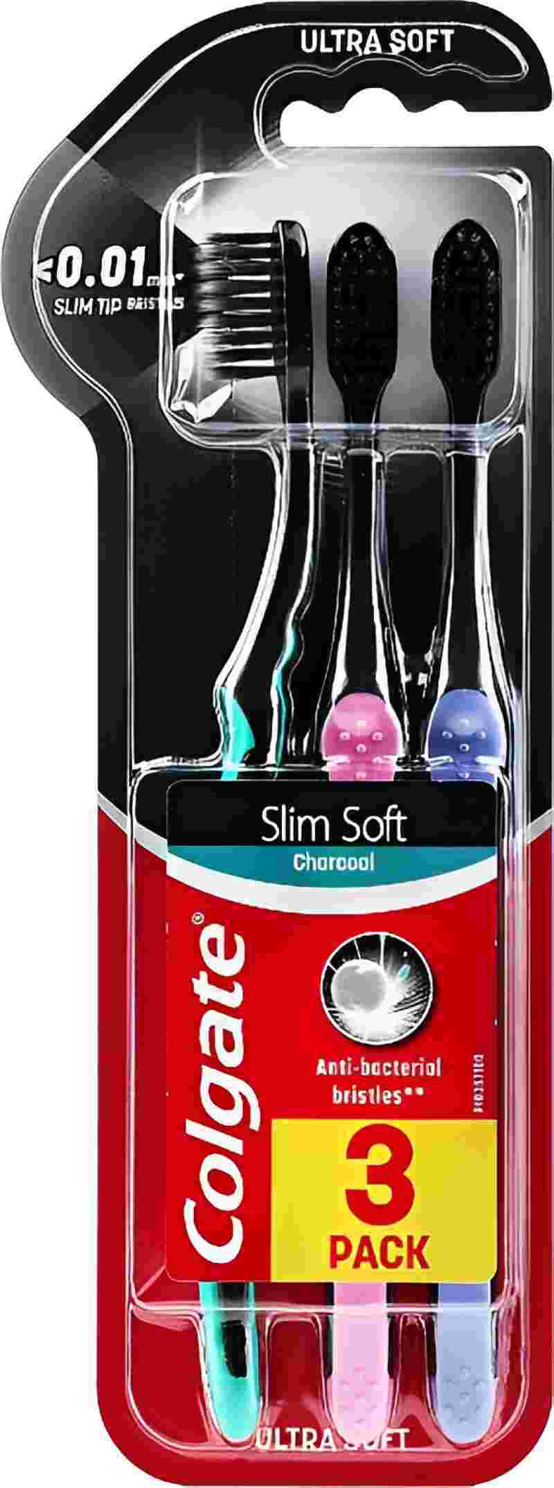 Pekanbaru Colgate Tb Charcoal Slim Soft 0.01Mm 3S