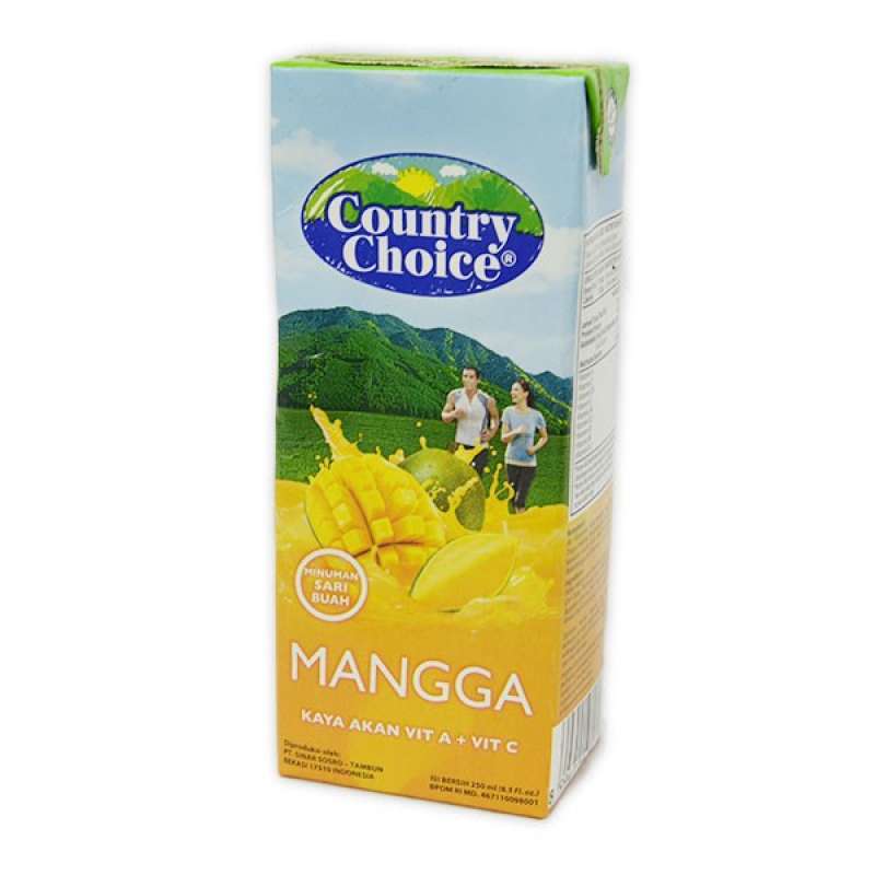 Pekanbaru Country Choice Mango Juice 250Ml Tta