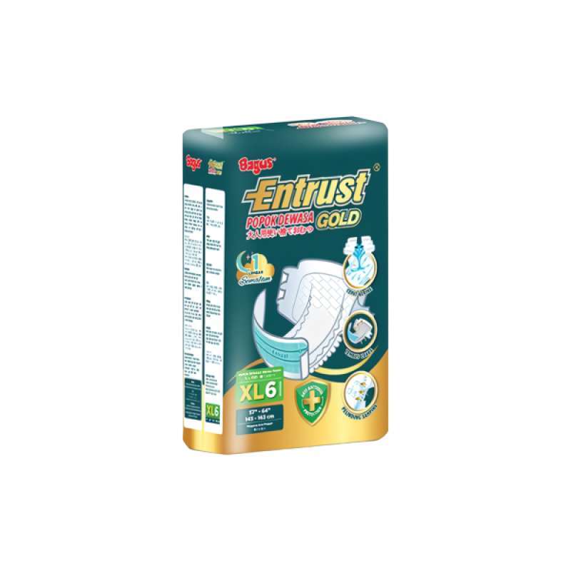 Pekanbaru Entrust Adult Diapers Xl6