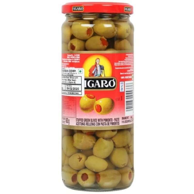 Pekanbaru Figaro Stuffed Green Olives 450Gr
