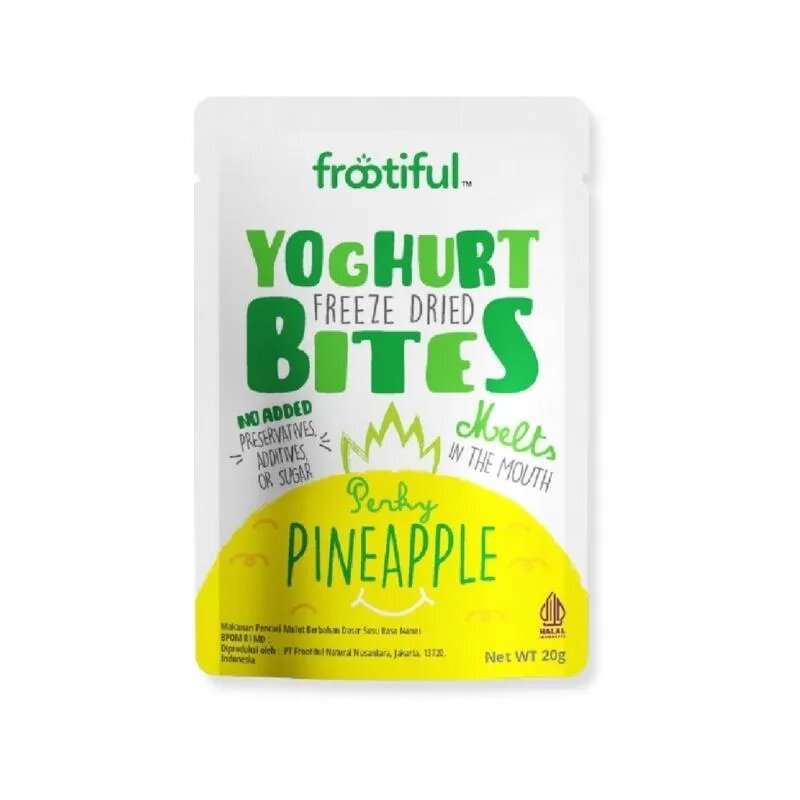 Pekanbaru Frootiful Yoghurt Bites Pineapple 20G