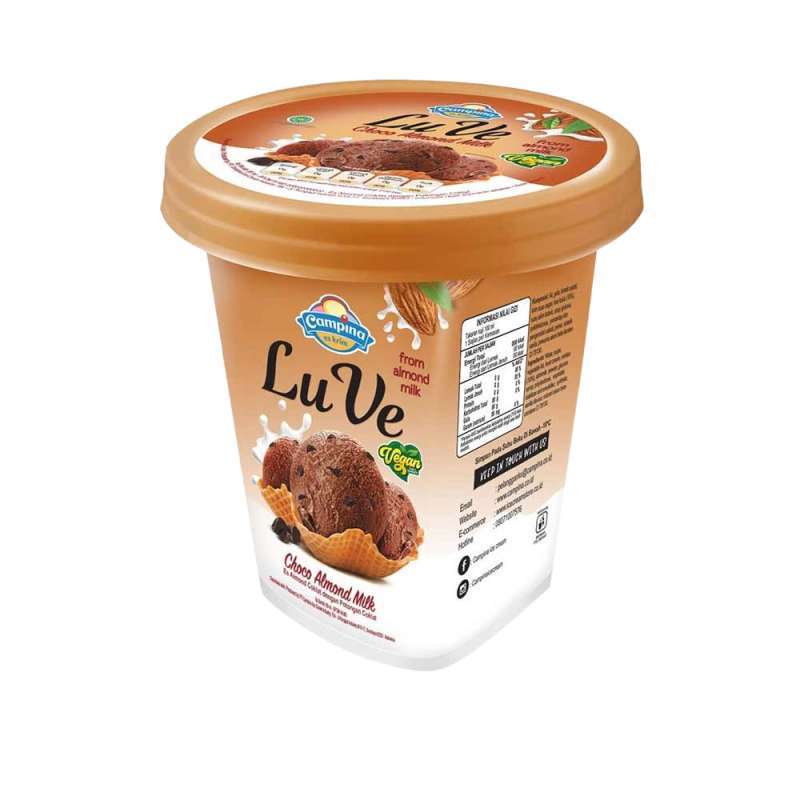 Pekanbaru Luve Chocolate Almond Milk 90Ml