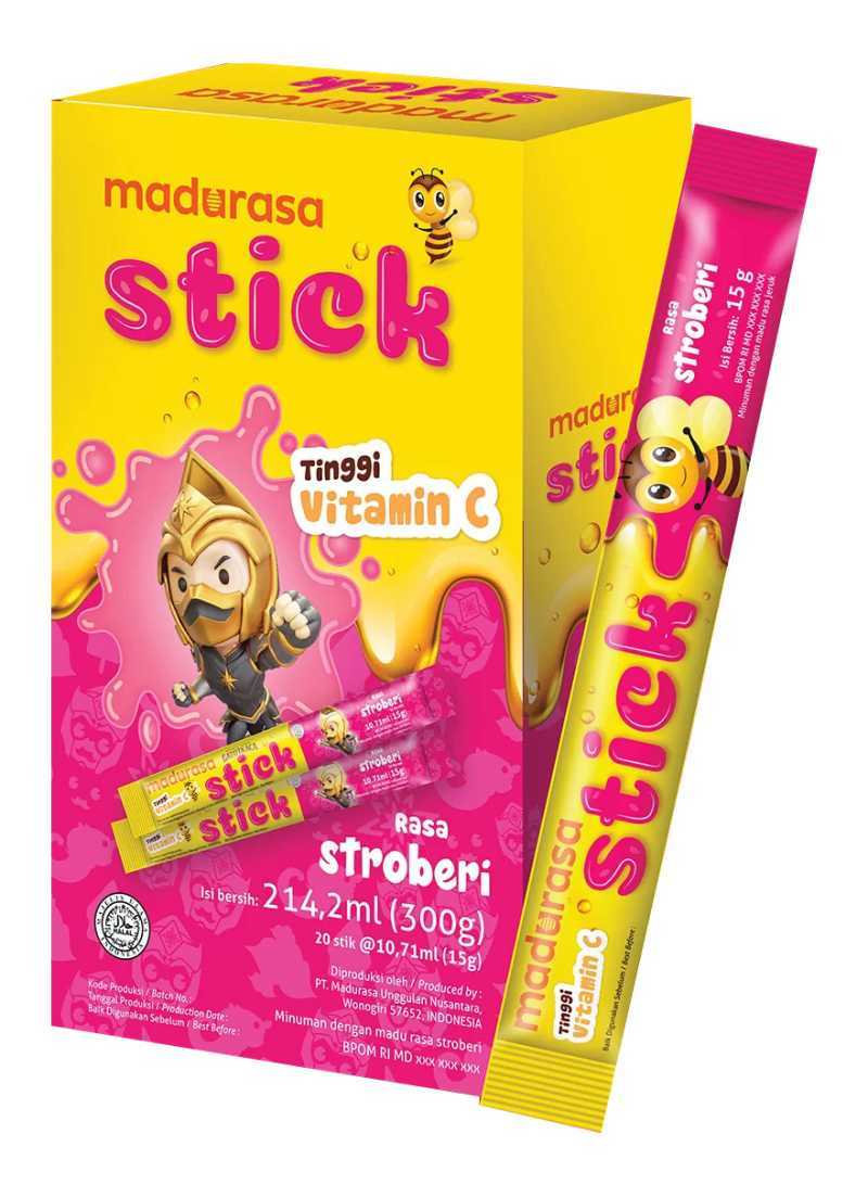 Pekanbaru Madurasa Stick Stroberi 10X15G
