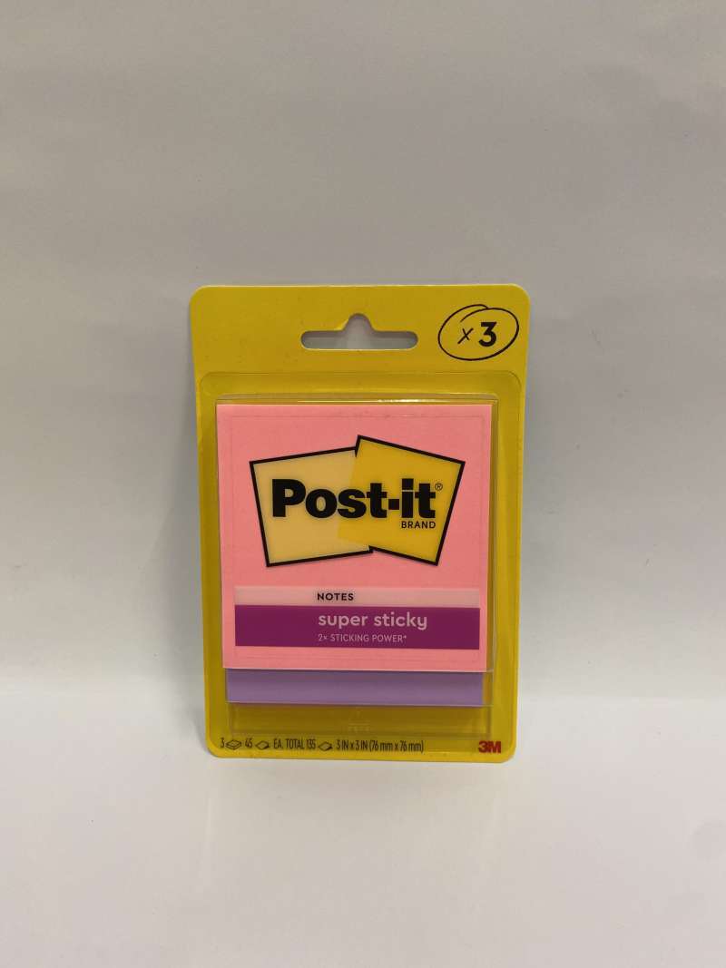 Pekanbaru Post It Spr Stingky Notes Flamingo 332Lm