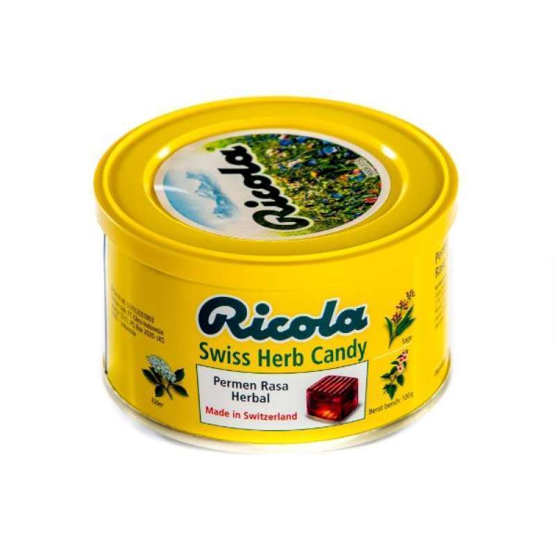 Pekanbaru Ricola Herb Candy 100Gr Can
