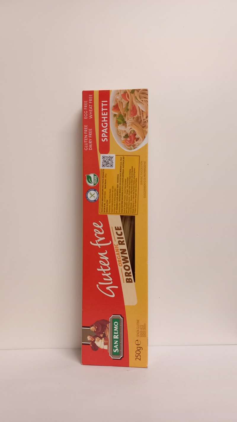 Pekanbaru San Remo Brown Rice Spaghetti 250Gr