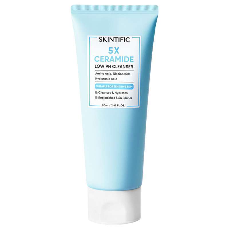 Pekanbaru Skintific 5X Ceramide Low Ph Clnsr 80Ml