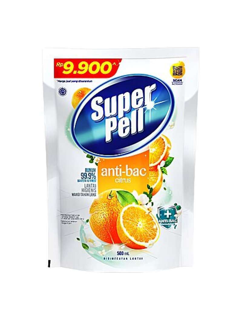 Pekanbaru SUPERPELL ANTIBAC CITRUS 500ML PCH