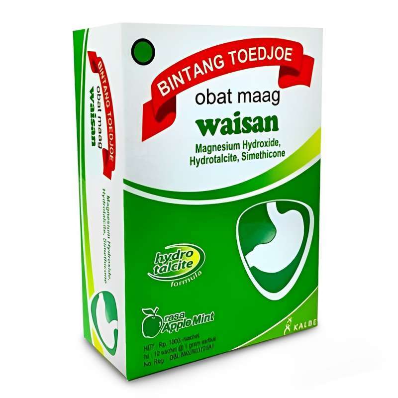 Pekanbaru Waisan Srbk Obat Maag Apple Mint 12X1Gr