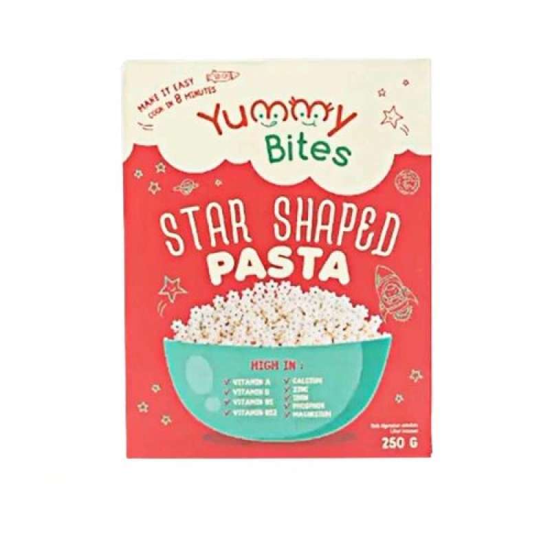 Pekanbaru Yummy Bites Star Shaped Pasta 250G
