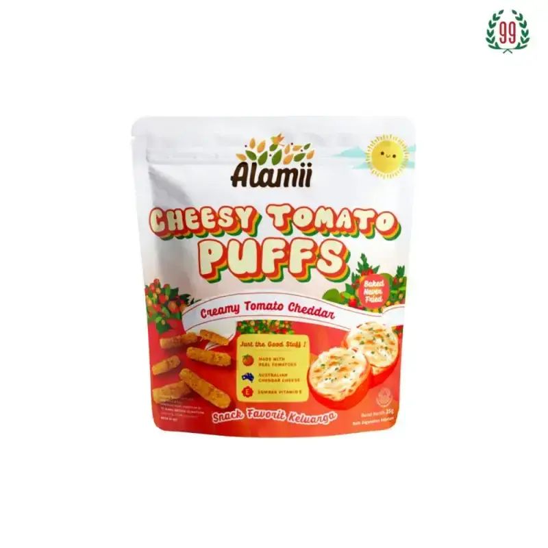 Pekanbaru Alamii Cheesy Tomato Puffs 25G
