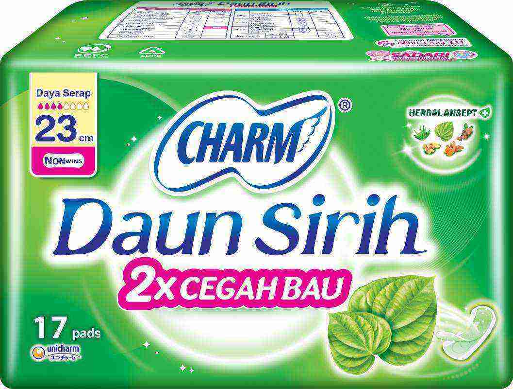 Pekanbaru CHARM DAUN SIRIH DAY NON WING 23CM 17 PCS