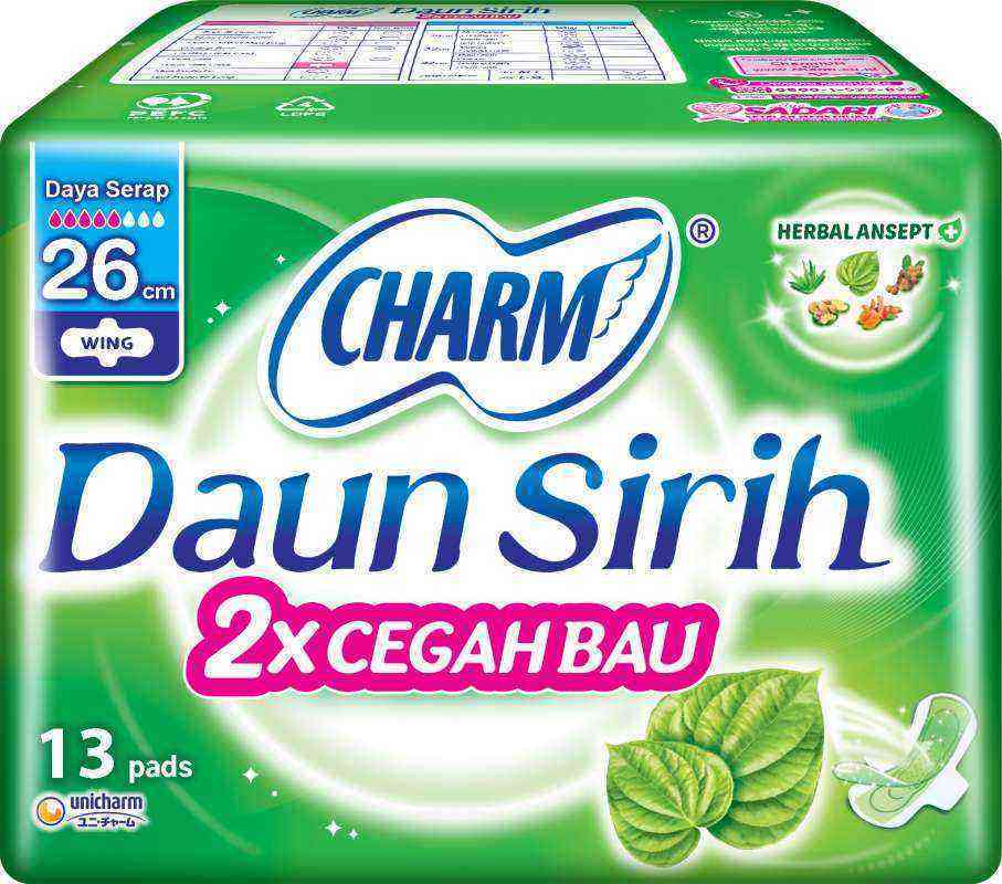 Pekanbaru CHARM DAUN SIRIH DAY WING 26CM 13 PCS