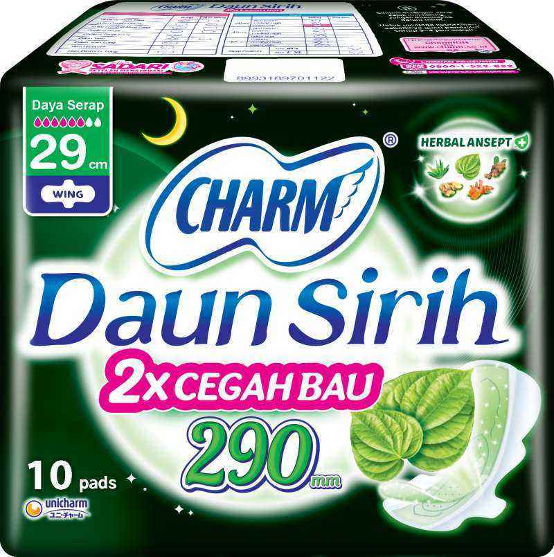 Pekanbaru CHARM DAUN SIRIH DAY WING 29CM 10 PCS