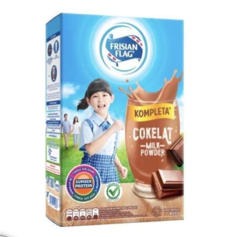 Pekanbaru Frisian Flag Susu Bubuk Instan Cokelat 800Gr Box