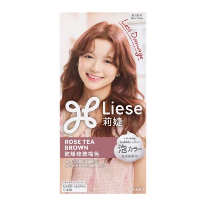Pekanbaru Liese Creamy Bubble Color Rose Tea Brown