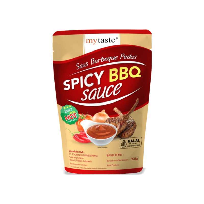 Pekanbaru My Taste Spicy Bbq Sauce Level 3 500Gr