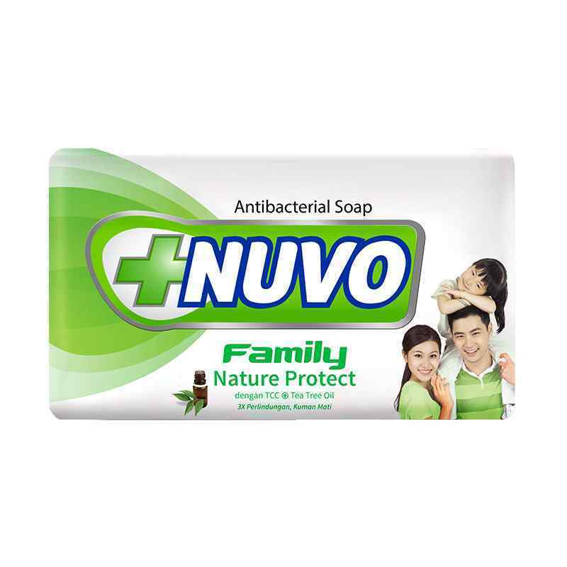 Pekanbaru Nuvo bar soap family hijau 76gr