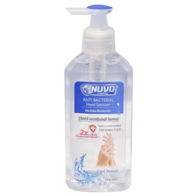 Pekanbaru Nuvo Hand Sanitizer Biru 250Ml