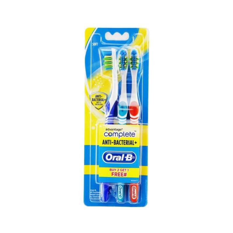 Pekanbaru Oral-B Complete Anti Bacterial Soft 2+1