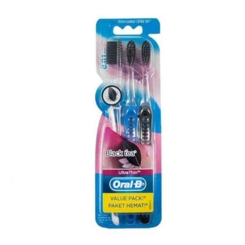 Pekanbaru Oral-B Tooth Brush Black Tea 3'S